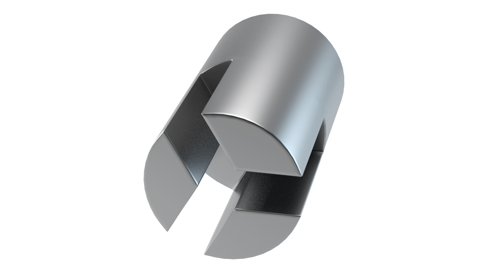 Three-way slot