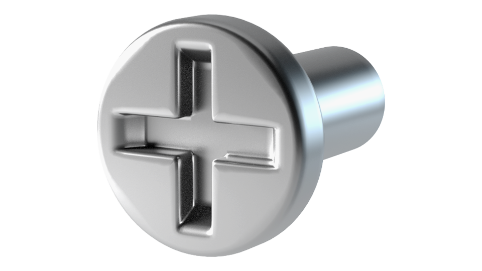 Cross-recessed head