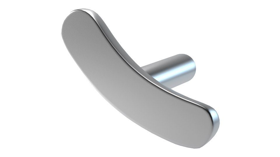 Curved head