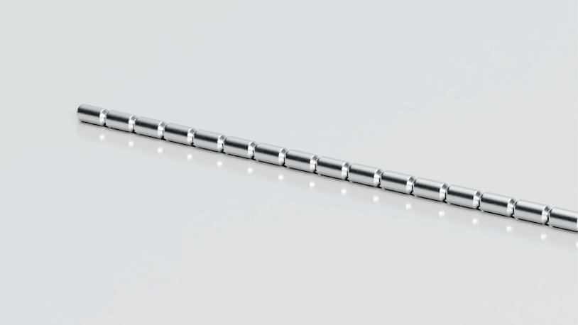 End-to-end pins